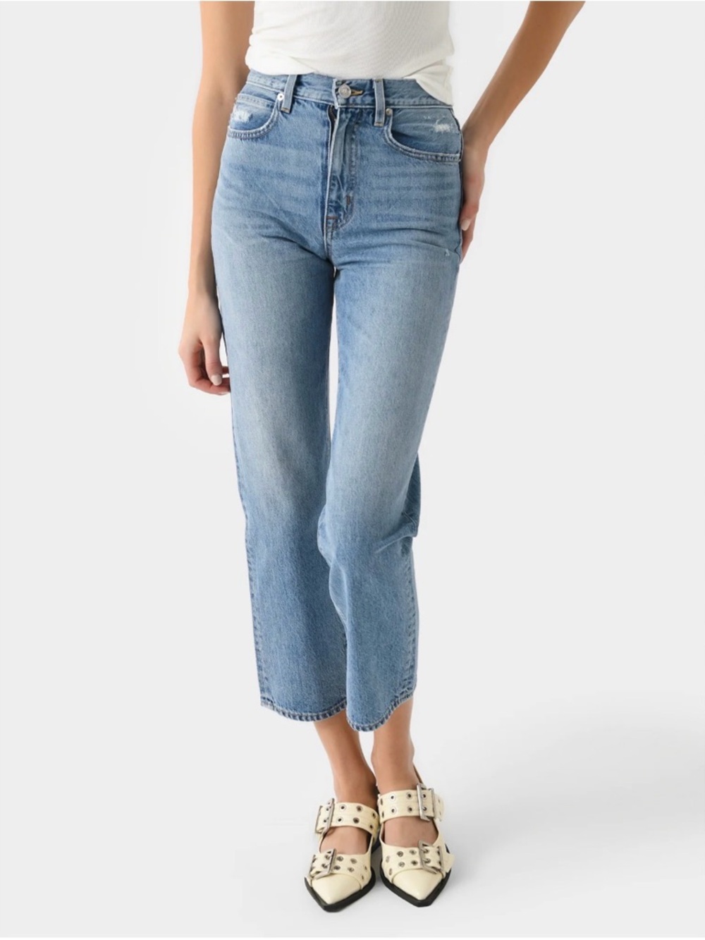 Size 25 - SLVRLAKE Women's London ankle jean in silver springs